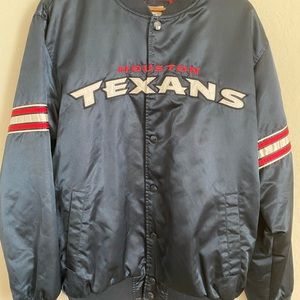 Texans vintage Starter Jacket Lg